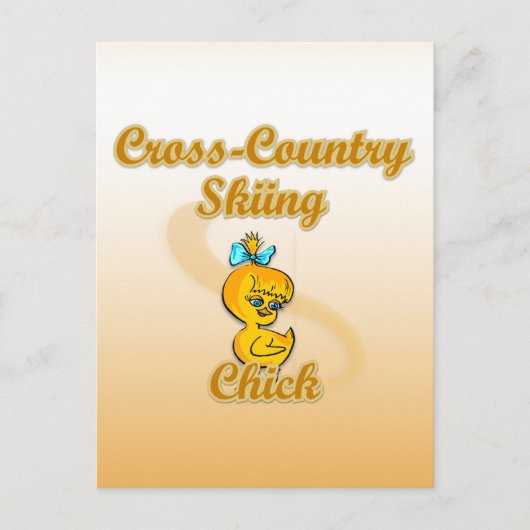 Langlaufloipe Postkarte (Vorderseite)