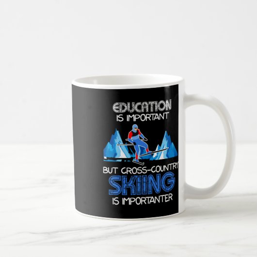 Langlaufloipe Skibergsteigen Gi Kaffeetasse (Rechts)
