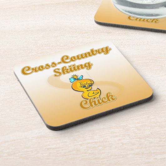 Langlaufloipe Untersetzer (Linke Seite)