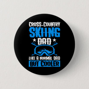 Langlaufpapa wie ein normaler Papa, aber cool Button