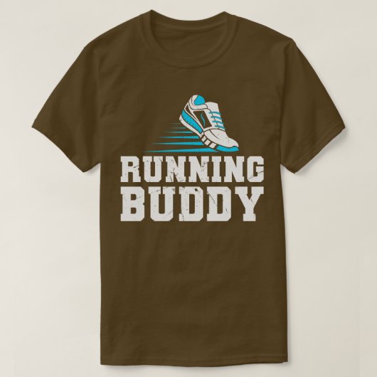 Langlaufschuhe mit Gleis- und Feldlaufschuhen T-Shirt (Design vorne)