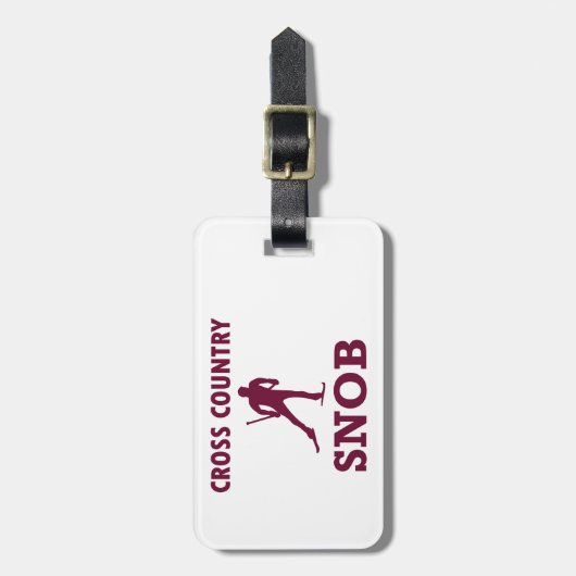 Langlaufski Gepäckanhänger (Vorderseite vertikal)