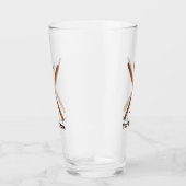 Langlaufski im Schnee Glas (Rechts)