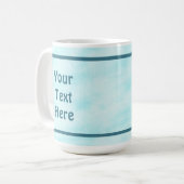 Langlaufski im Schnee Kaffeetasse (Vorderseite Links)