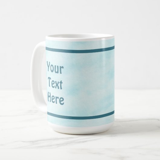 Langlaufski im Schnee Kaffeetasse (Vorderseite Links)