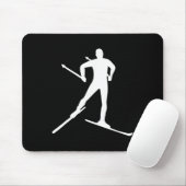 Langlaufski Mousepad (Mit Mouse)