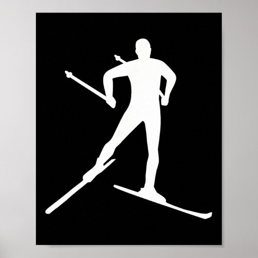 Langlaufski Poster (Vorne)