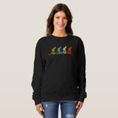 Langlaufski Sweatshirt (Vorne ganz)