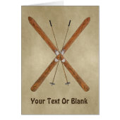 Langlaufskier und Polen (Vorne)