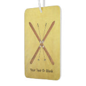 Langlaufskier und Polen Autolufterfrischer (Links)