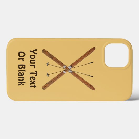 Langlaufskier und Polen Case-Mate iPhone Hülle (Rückseite (Horizontal))