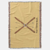 Langlaufskier und Polen Decke (Vorderseite Vertikal)