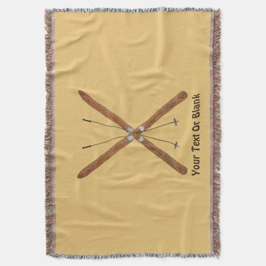 Langlaufskier und Polen Decke (Vorderseite Vertikal)