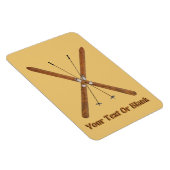 Langlaufskier und Polen Magnet (Rechte Seite)