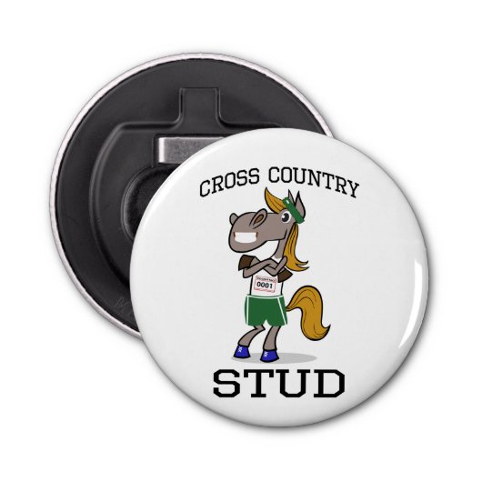 Langlaufstute Flaschenöffner (Vorderseite)