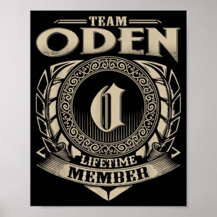 Langlebensmitglied der lustigen Oden-Familiennamen Poster