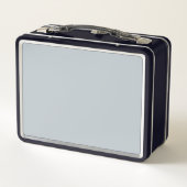 Langlebige Metall Silber Lunchbox für Unterwegs (Rückseite)