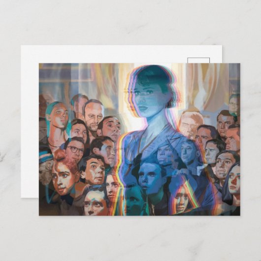 Langlebige Postkarte (Vorne/Hinten)