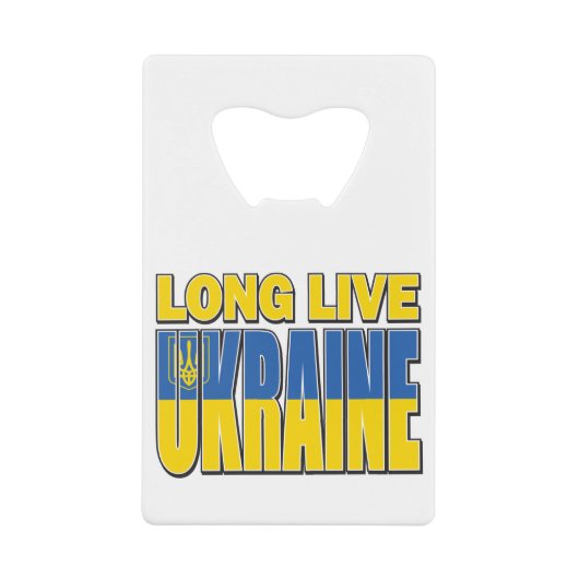 LANGLEBIGE UKRAINE GELDBEUTEL FLASCHENÖFFNER (Vorderseite)