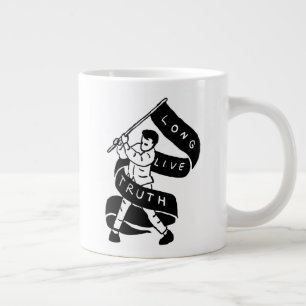 Langlebige Wahrheit Jumbo-Tasse