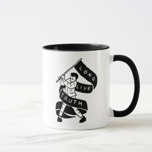 Langlebige Wahrheit Tasse (Rechts)