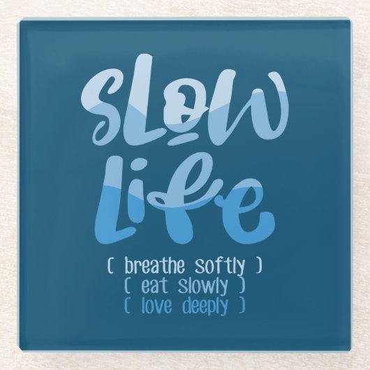 Langlebigkeit 2 glasuntersetzer (Vorderseite)