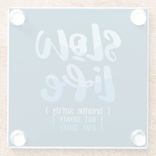 Langlebigkeit 2 glasuntersetzer (Rückseite)