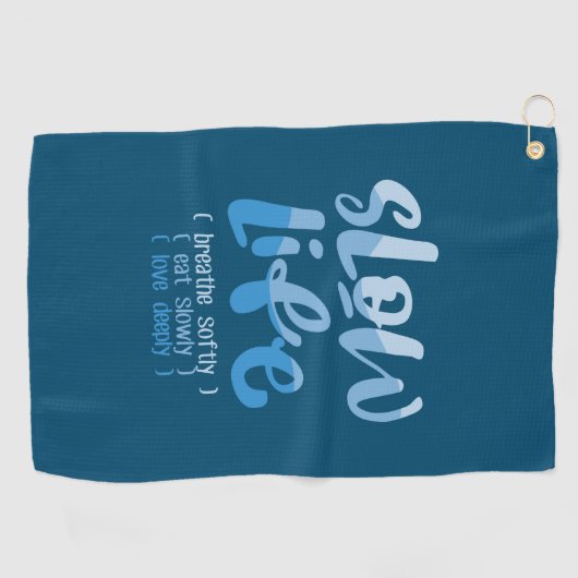 Langlebigkeit 2 golfhandtuch (Horizontal)