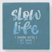 Langlebigkeit 2 steinuntersetzer (Vorderseite)