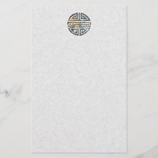 Langlebigkeit-Hochzeit Briefpapier (Vorderseite)