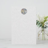 Langlebigkeit-Hochzeit Briefpapier (Stehend Vorderseite)