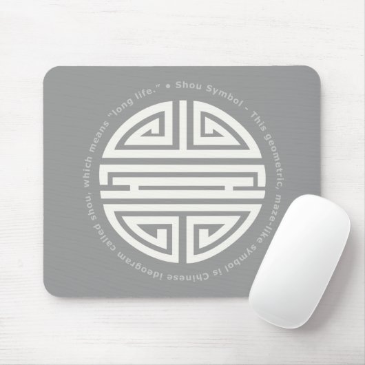 Langlebigkeit | Phantastisches chinesisches Zeiche Mousepad (Mit Mouse)