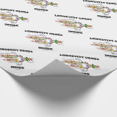 Langlebigkeits-Gene innerhalb des Geschenkpapier (Ecke)