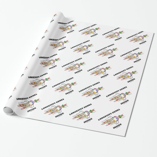 Langlebigkeits-Gene innerhalb des Geschenkpapier (Ungerollt)