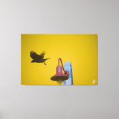 Langley Crow auf der Light Post Series #4 Leinwanddruck (Vorderseite)