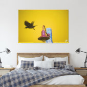 Langley Crow auf der Light Post Series #4 Leinwanddruck (Insitu (Schlafzimmer))