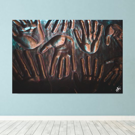 Langley Downtown #1 Leinwanddruck (Insitu (Holzboden))