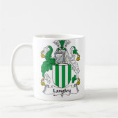Langley Familienwappen Kaffeetasse (Links)
