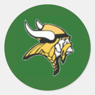 Langley hoch sächsisch runder aufkleber