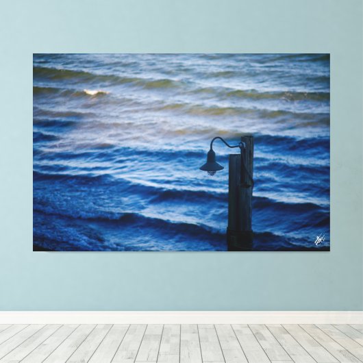 Langley-Küste #2 Leinwanddruck (Insitu (Holzboden))