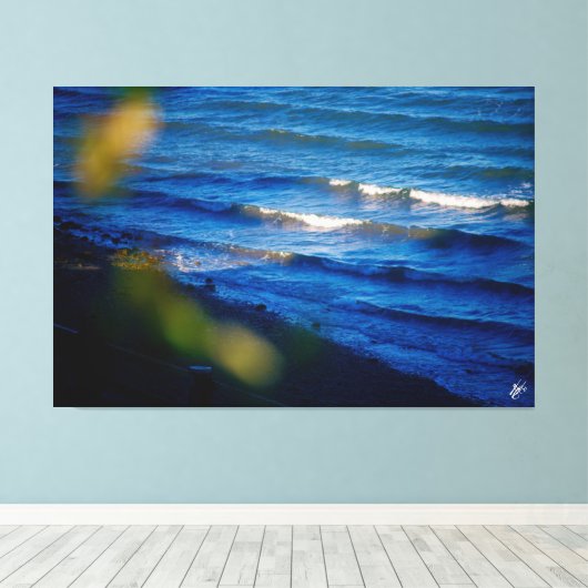 Langley-Küste #3 Leinwanddruck (Insitu (Holzboden))