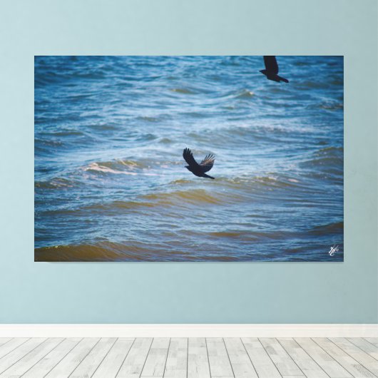 Langley-Küste #4 Leinwanddruck (Insitu (Holzboden))