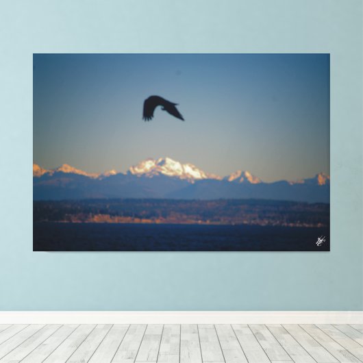 Langley-Küste #6 Leinwanddruck (Insitu (Holzboden))