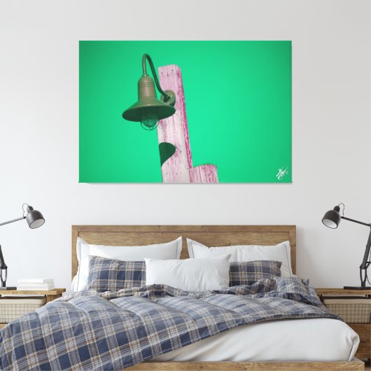 Langley Light Post Series #10 Leinwanddruck (Insitu (Schlafzimmer))