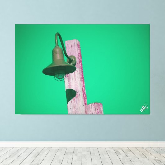 Langley Light Post Series #10 Leinwanddruck (Insitu (Holzboden))