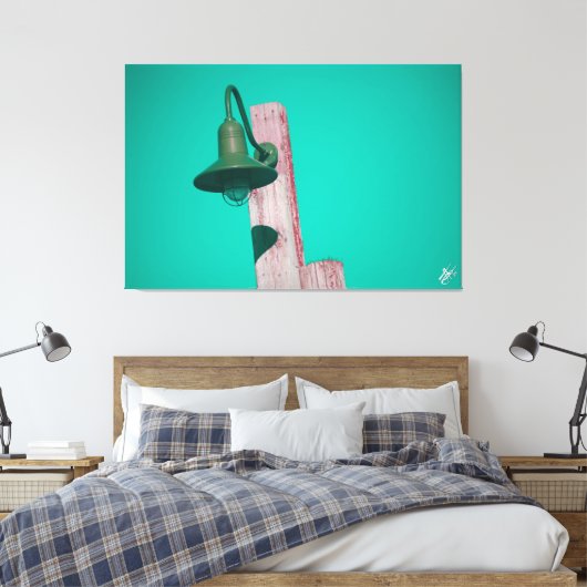 Langley Light Post Series #11 Leinwanddruck (Insitu (Schlafzimmer))