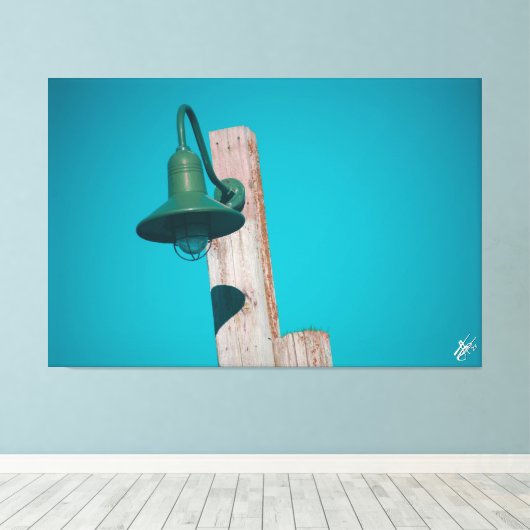 Langley Light Post Series #12 Leinwanddruck (Insitu (Holzboden))