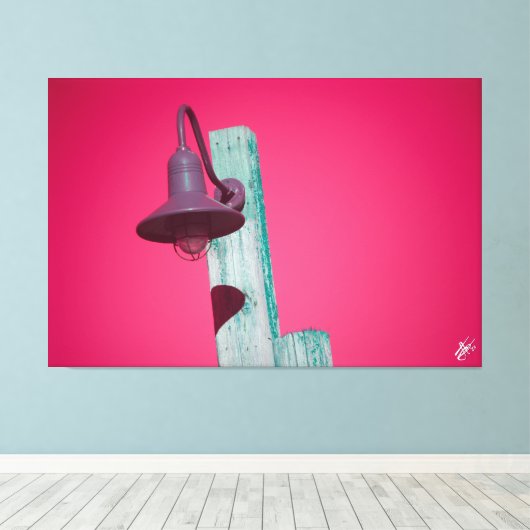 Langley Light Post Series #4 Leinwanddruck (Insitu (Holzboden))