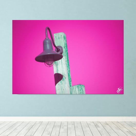 Langley Light Post Series #5 Leinwanddruck (Insitu (Holzboden))