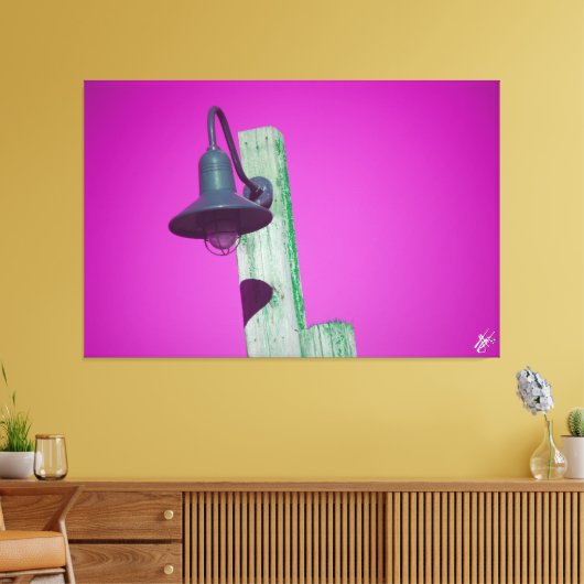 Langley Light Post Series #6 Leinwanddruck (Insitu (Wohnzimmer))